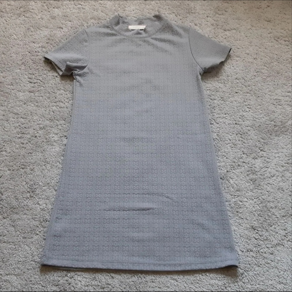 Straight Cut Grey Dress